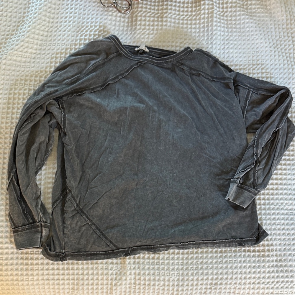 Gray Long Sleeve Shirt
